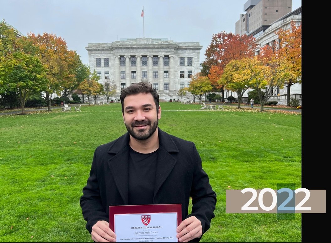 Registro da formação do Dr. Djory em Harvard